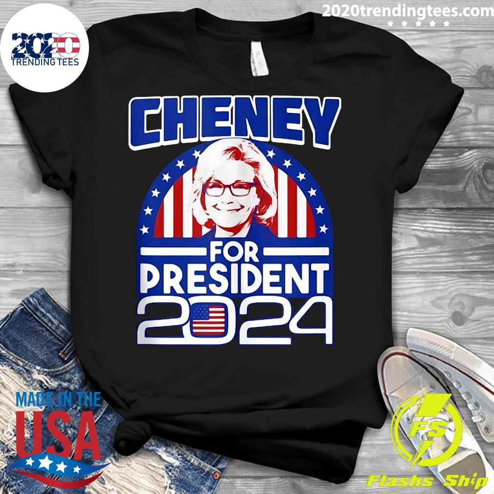 Liz Cheney for President 2024 - Adult & Kids T-Shirts, Sweatshirts & Hoodies apparel design preview 3