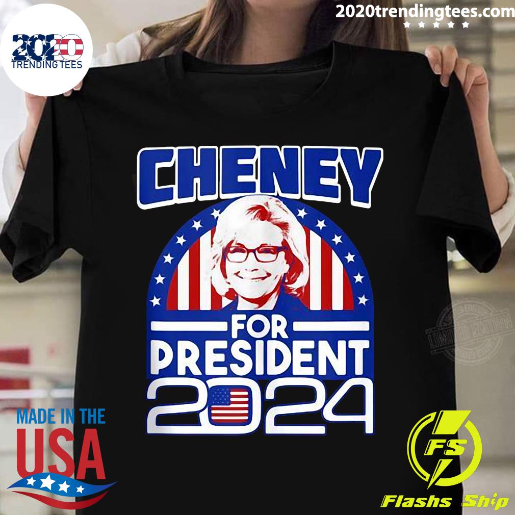 Liz Cheney for President 2024 - Adult & Kids T-Shirts, Sweatshirts & Hoodies apparel design preview 1