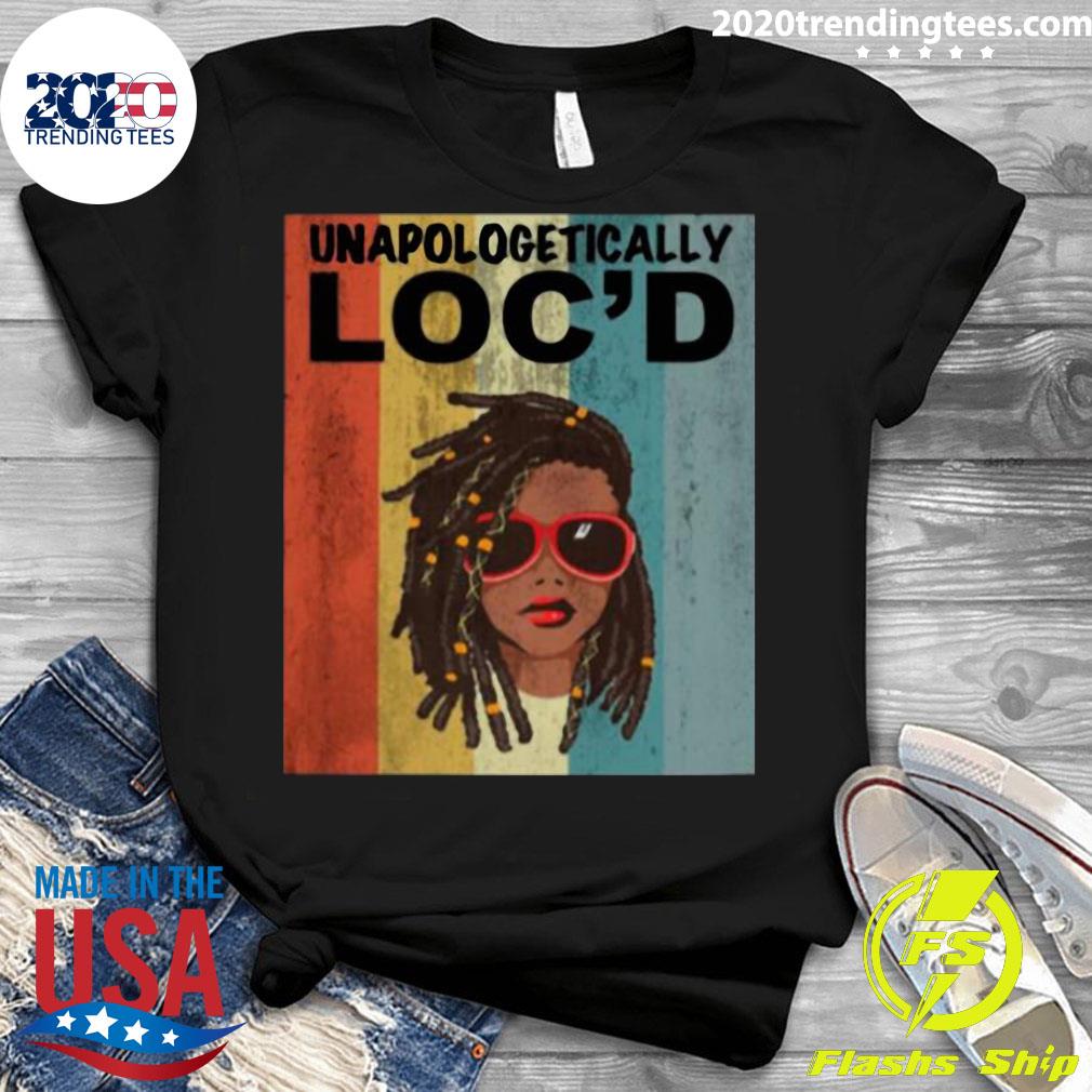 Loc'd Unapologetically Vintage Retro - Adult & Kids T-Shirts, Sweatshirts & Hoodies apparel design preview 3