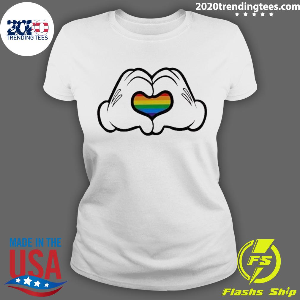 Love Hand Pride 2023 - Adult & Kids T-Shirts, Sweatshirts & Hoodies apparel design preview 3