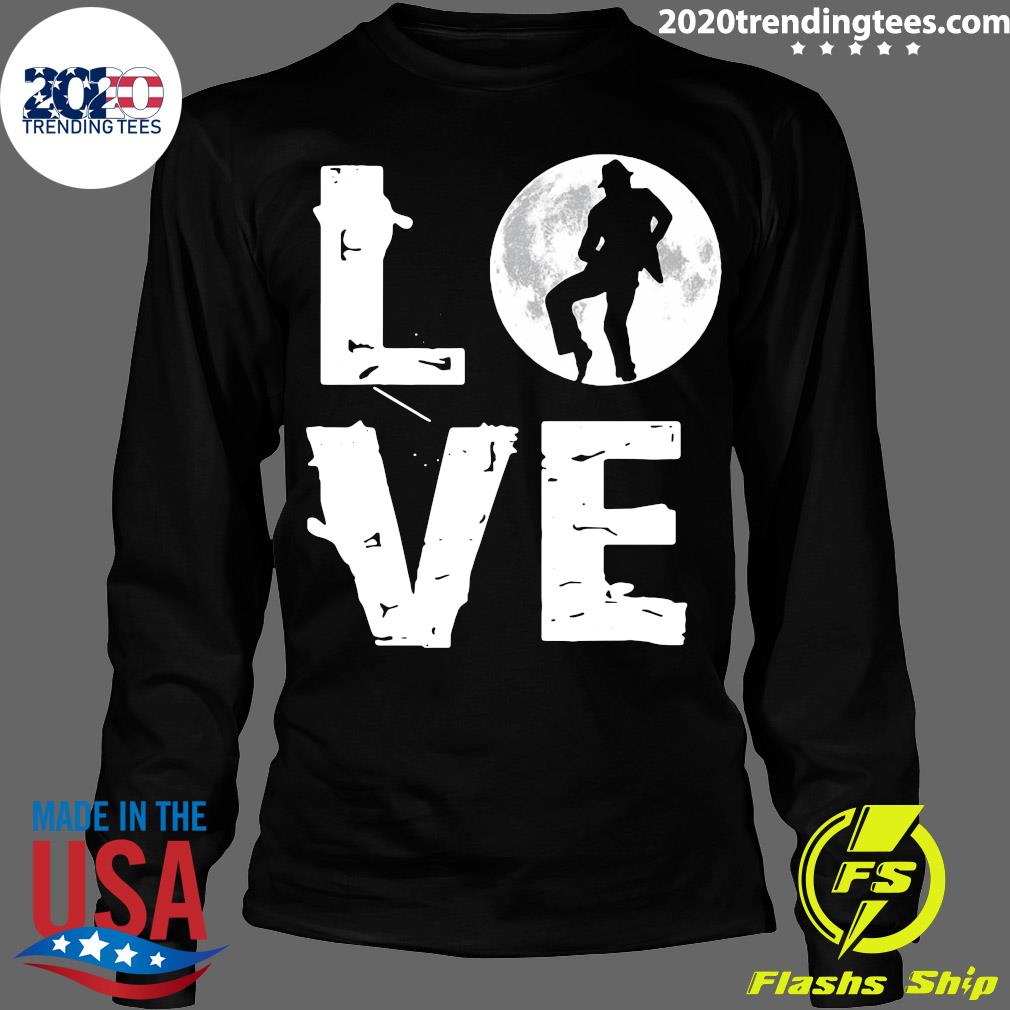 Love Moonwalk Pop Dancer Dance Moon Silhouette - Adult & Kids T-Shirts, Sweatshirts & Hoodies apparel design preview 4