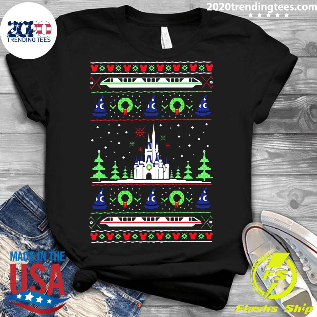 Magical Castle Ugly Christmas Essential - Adult & Kids T-Shirts, Sweatshirts & Hoodies apparel design preview 3