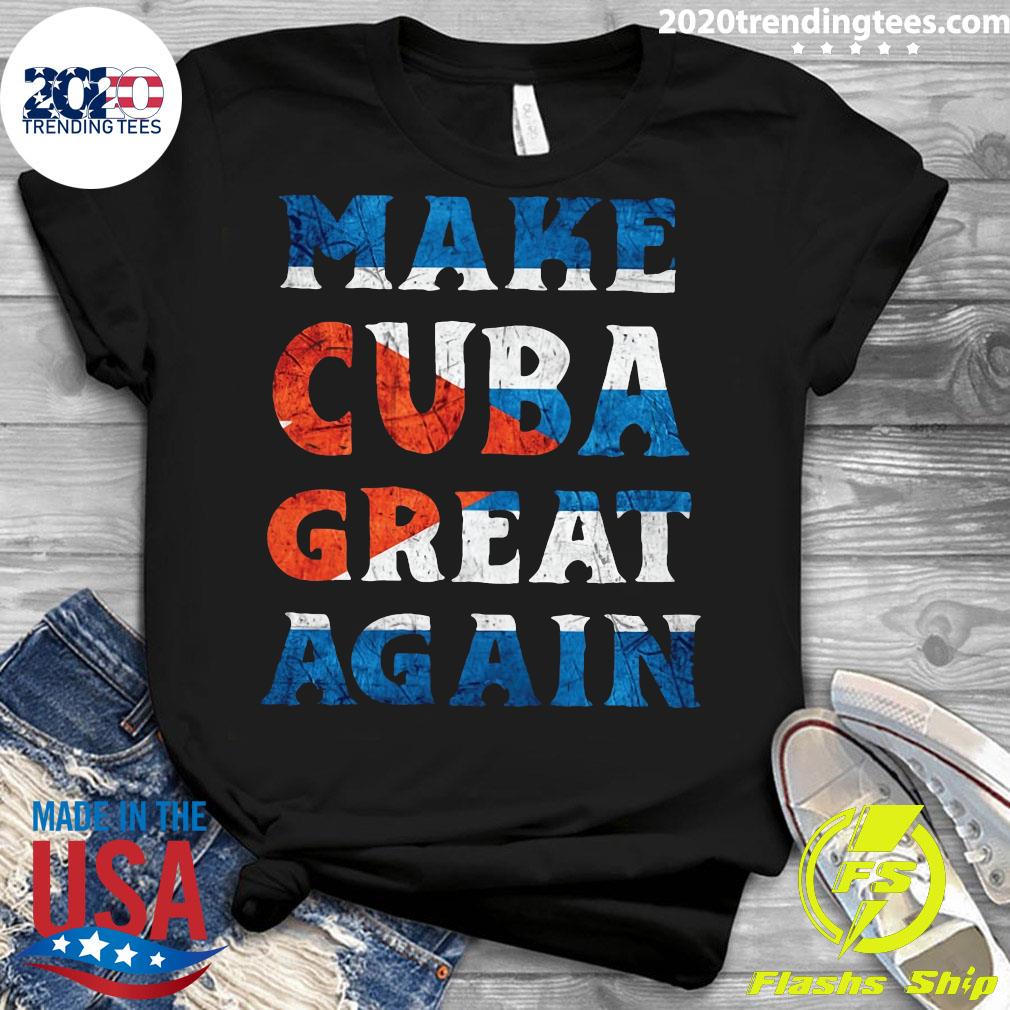 Make Cuba Great Again Patria Y Vida - Adult & Kids T-Shirts, Sweatshirts & Hoodies apparel design preview 3