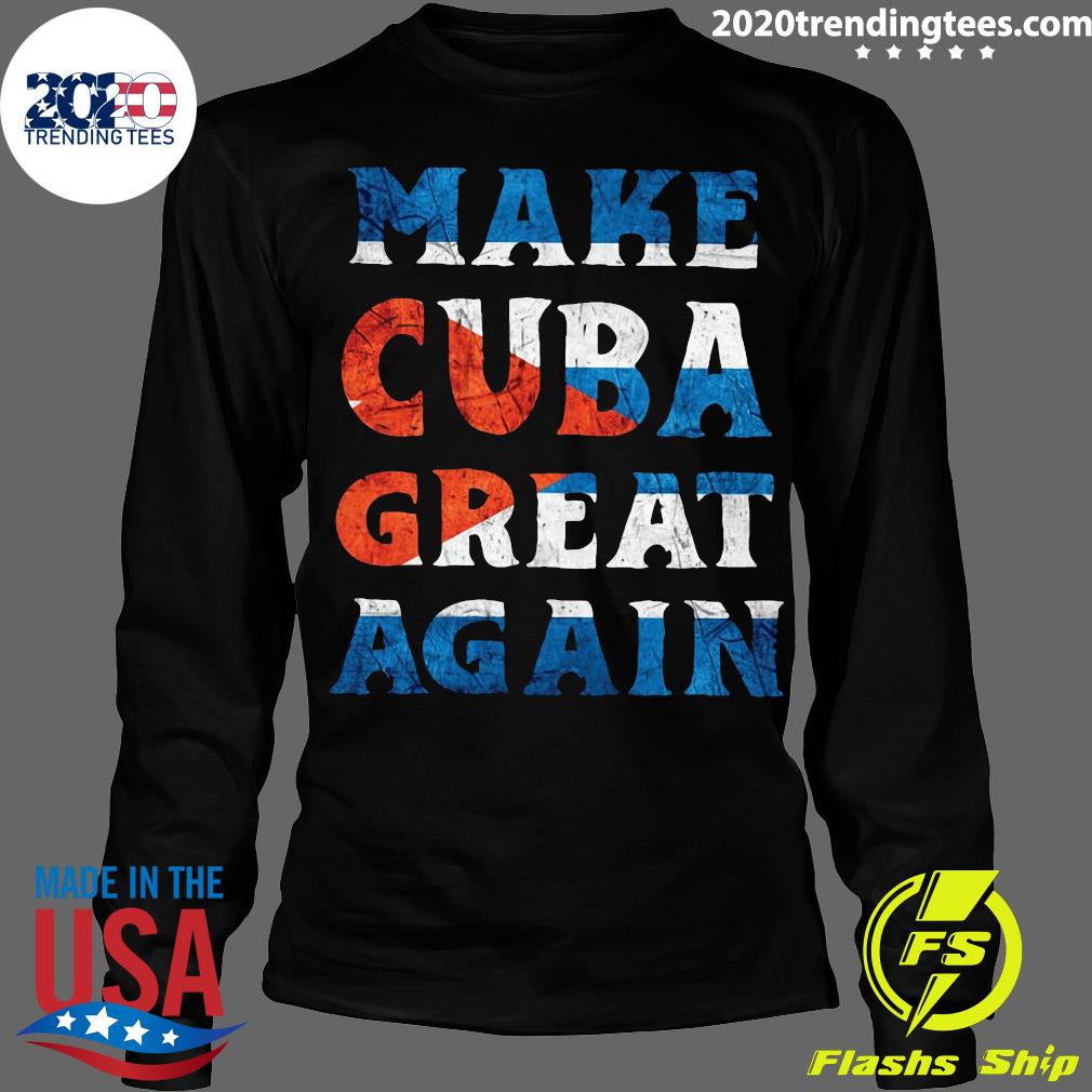 Make Cuba Great Again Patria Y Vida - Adult & Kids T-Shirts, Sweatshirts & Hoodies apparel design preview 4