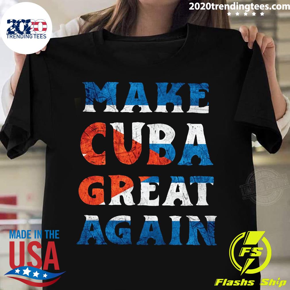 Make Cuba Great Again Patria Y Vida - Adult & Kids T-Shirts, Sweatshirts & Hoodies apparel design preview 1