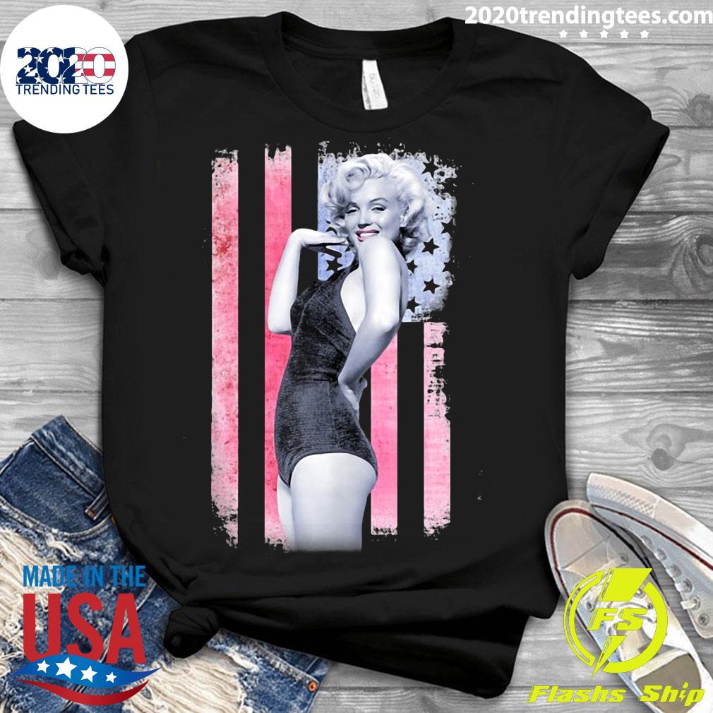 Marilyn Monroe USA - Adult & Kids T-Shirts, Sweatshirts & Hoodies apparel design preview 3