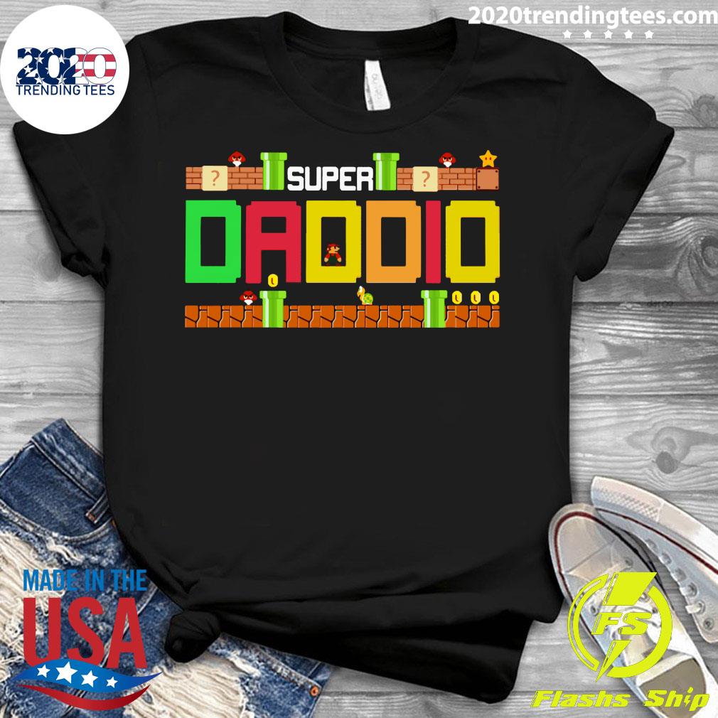 Mario Family Super Dadio - Adult & Kids T-Shirts, Sweatshirts & Hoodies apparel design preview 3
