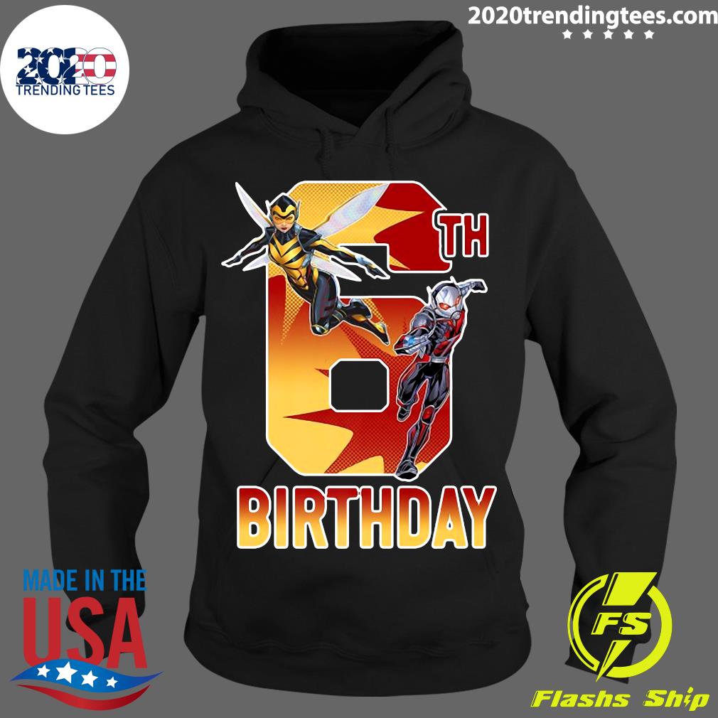Marvel Ant-Man And Wasp 6Th Birthday - Adult & Kids T-Shirts, Sweatshirts & Hoodies apparel design preview 2