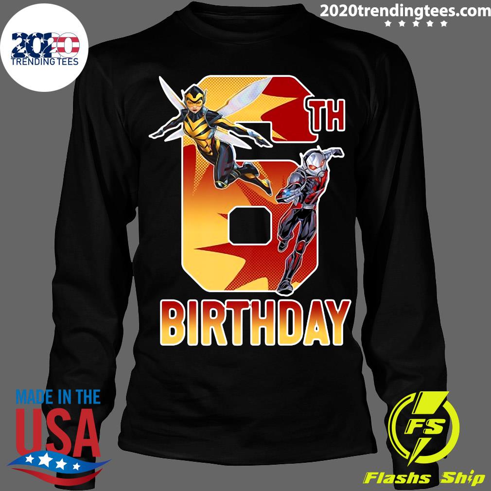 Marvel Ant-Man And Wasp 6Th Birthday - Adult & Kids T-Shirts, Sweatshirts & Hoodies apparel design preview 4