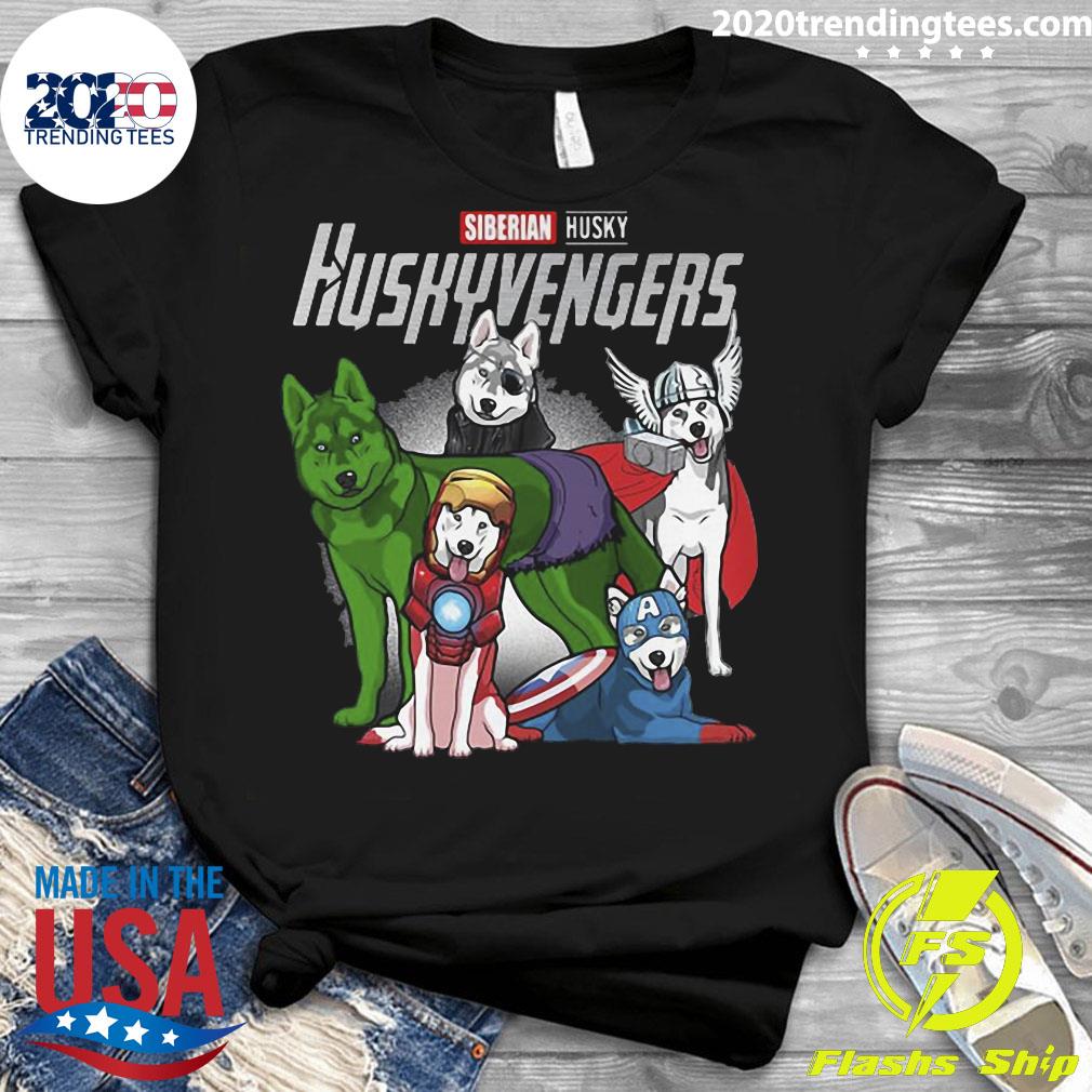 Marvel Avengers Husky - Adult & Kids T-Shirts, Sweatshirts & Hoodies apparel design preview 3
