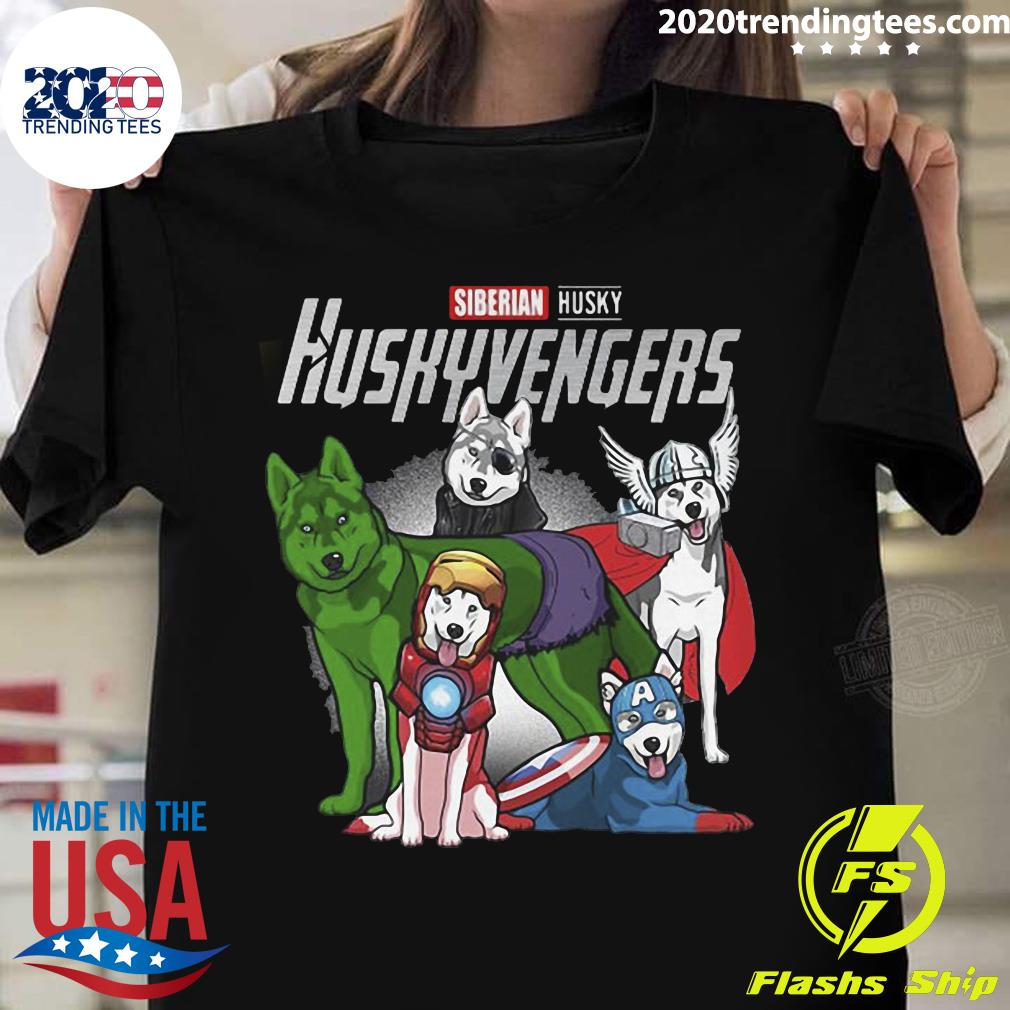 Marvel Avengers Husky - Adult & Kids T-Shirts, Sweatshirts & Hoodies apparel design preview 1