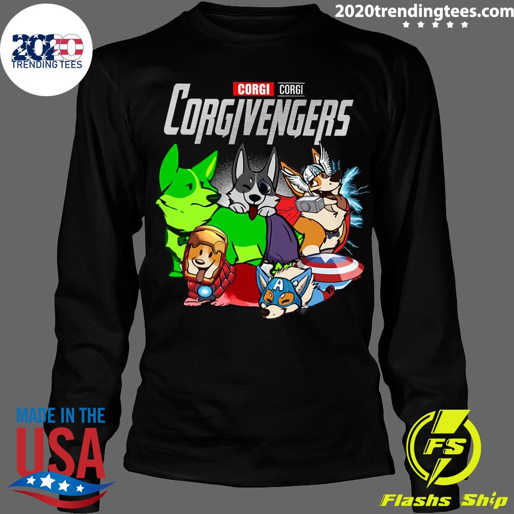 Marvel Corgi Corgivengers - Adult & Kids T-Shirts, Sweatshirts & Hoodies apparel design preview 4