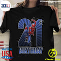 Marvel Spider-Man Swinging 21St Birthday Graphic - Adult & Kids T-Shirts, Sweatshirts & Hoodies apparel design preview 1