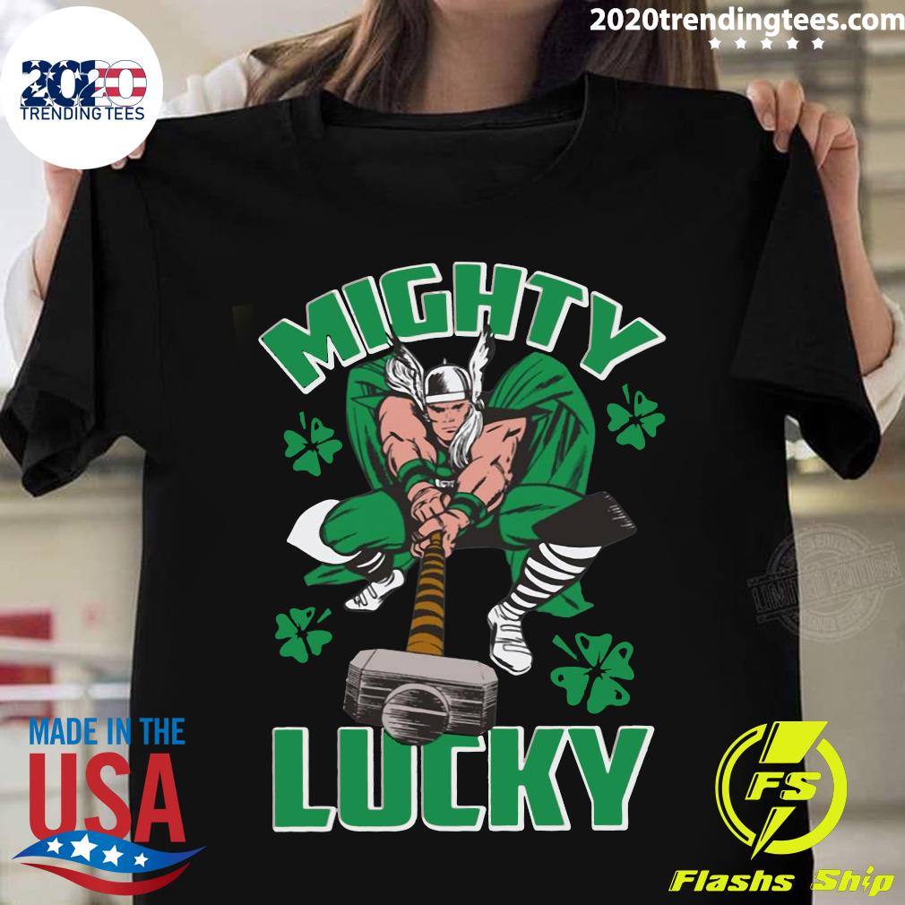 Marvel Thor Mighty Lucky St Patrick's - Adult & Kids T-Shirts, Sweatshirts & Hoodies apparel design preview 1