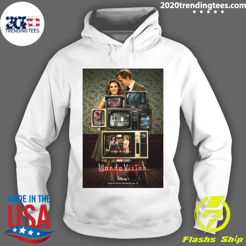 Marvel Wandavision Through The Years Poster - Adult & Kids T-Shirts, Sweatshirts & Hoodies apparel design preview 2