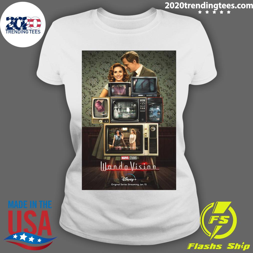Marvel Wandavision Through The Years Poster - Adult & Kids T-Shirts, Sweatshirts & Hoodies apparel design preview 3