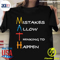 Math Mistakes Allow Thinking To Happen - Adult & Kids T-Shirts, Sweatshirts & Hoodies apparel design preview 1