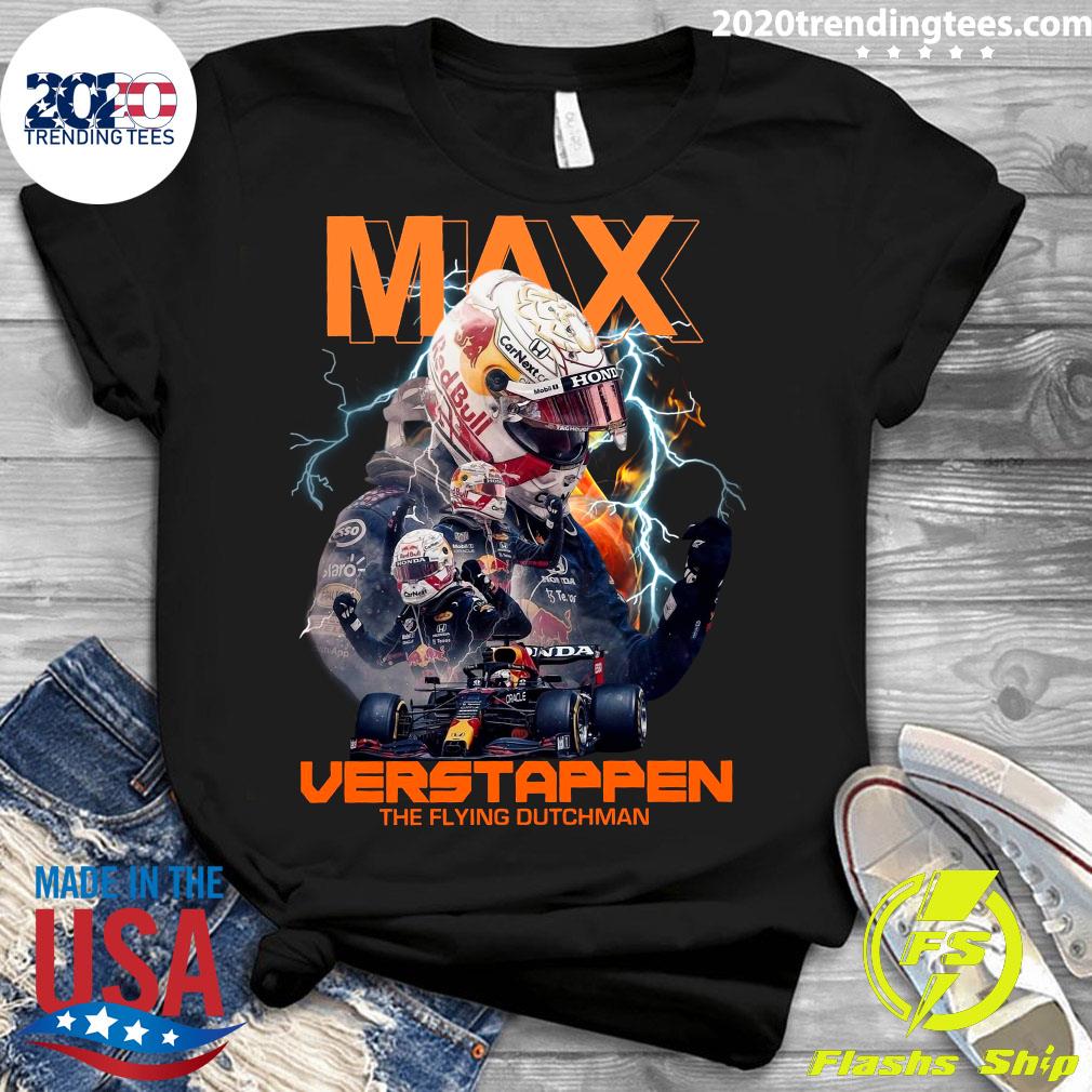 Max Verstappen The Flying Dutchman 2021 - Adult & Kids T-Shirts, Sweatshirts & Hoodies apparel design preview 3