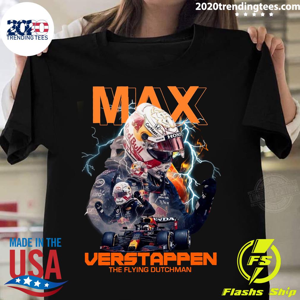 Max Verstappen The Flying Dutchman 2021 - Adult & Kids T-Shirts, Sweatshirts & Hoodies apparel design preview 1