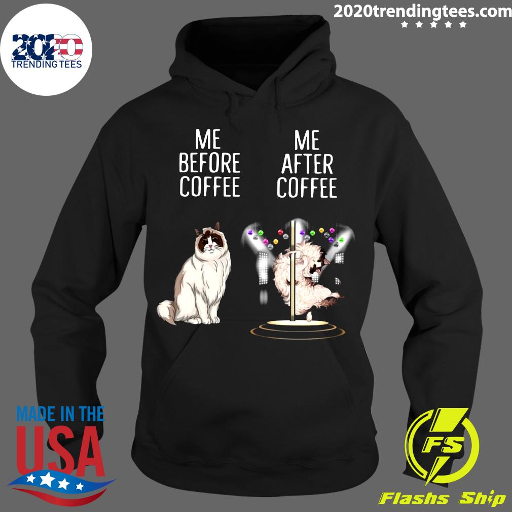 Me Before Coffee After - Adult & Kids T-Shirts, Sweatshirts & Hoodies apparel design preview 2
