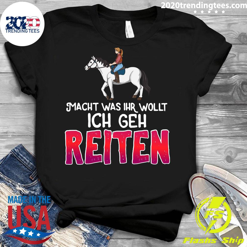 Mein Offizielles Reitshirt Reiterin Geschenk Pferde - Adult & Kids T-Shirts, Sweatshirts & Hoodies apparel design preview 3