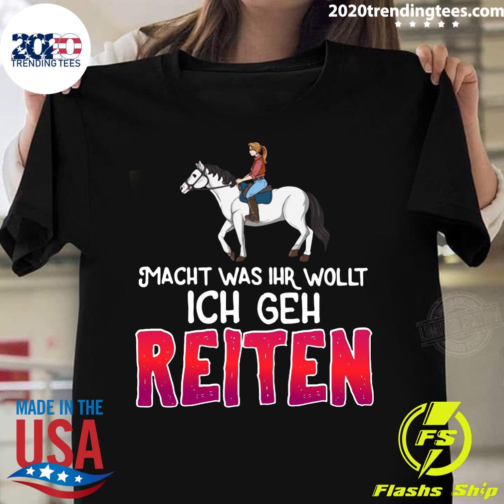 Mein Offizielles Reitshirt Reiterin Geschenk Pferde - Adult & Kids T-Shirts, Sweatshirts & Hoodies apparel design preview 1