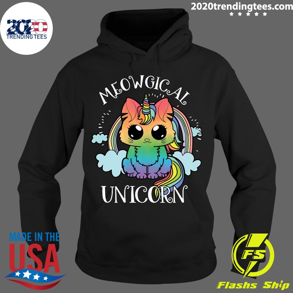 Meowgical Unicorn - Adult & Kids T-Shirts, Sweatshirts & Hoodies apparel design preview 2