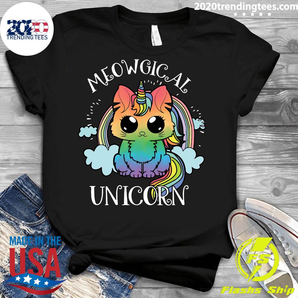 Meowgical Unicorn - Adult & Kids T-Shirts, Sweatshirts & Hoodies apparel design preview 3