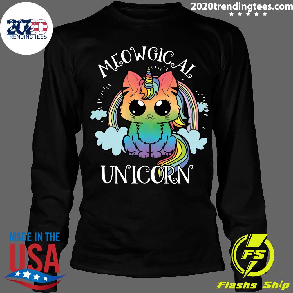 Meowgical Unicorn - Adult & Kids T-Shirts, Sweatshirts & Hoodies apparel design preview 4