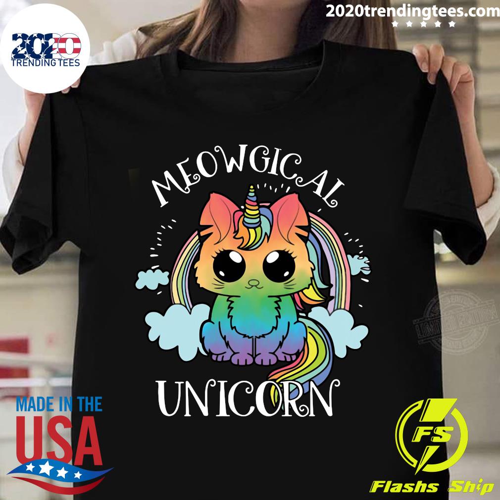 Meowgical Unicorn - Adult & Kids T-Shirts, Sweatshirts & Hoodies apparel design preview 1