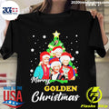 Merry Golden Christmas - Adult & Kids T-Shirts, Sweatshirts & Hoodies apparel design preview 1