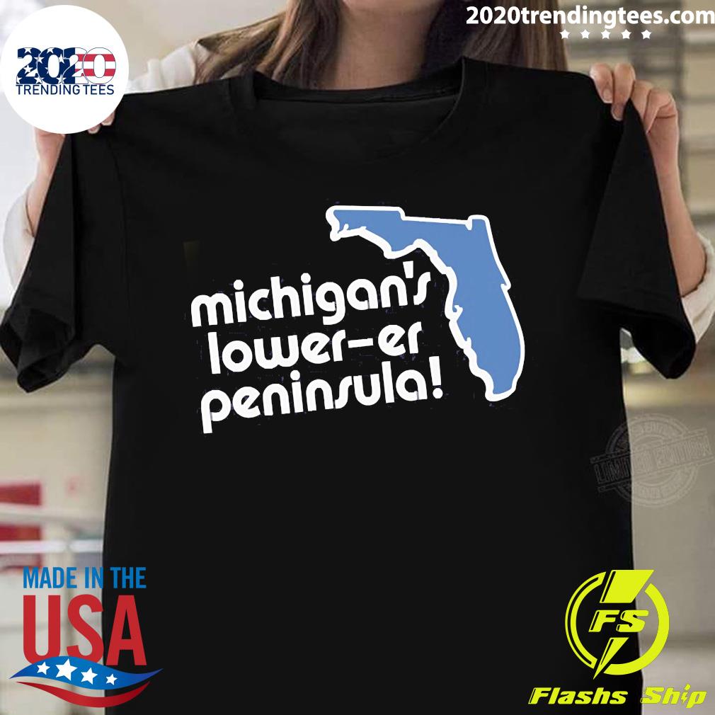 Michigan's Lower-Er Peninsula - Adult & Kids T-Shirts, Sweatshirts & Hoodies apparel design preview 1