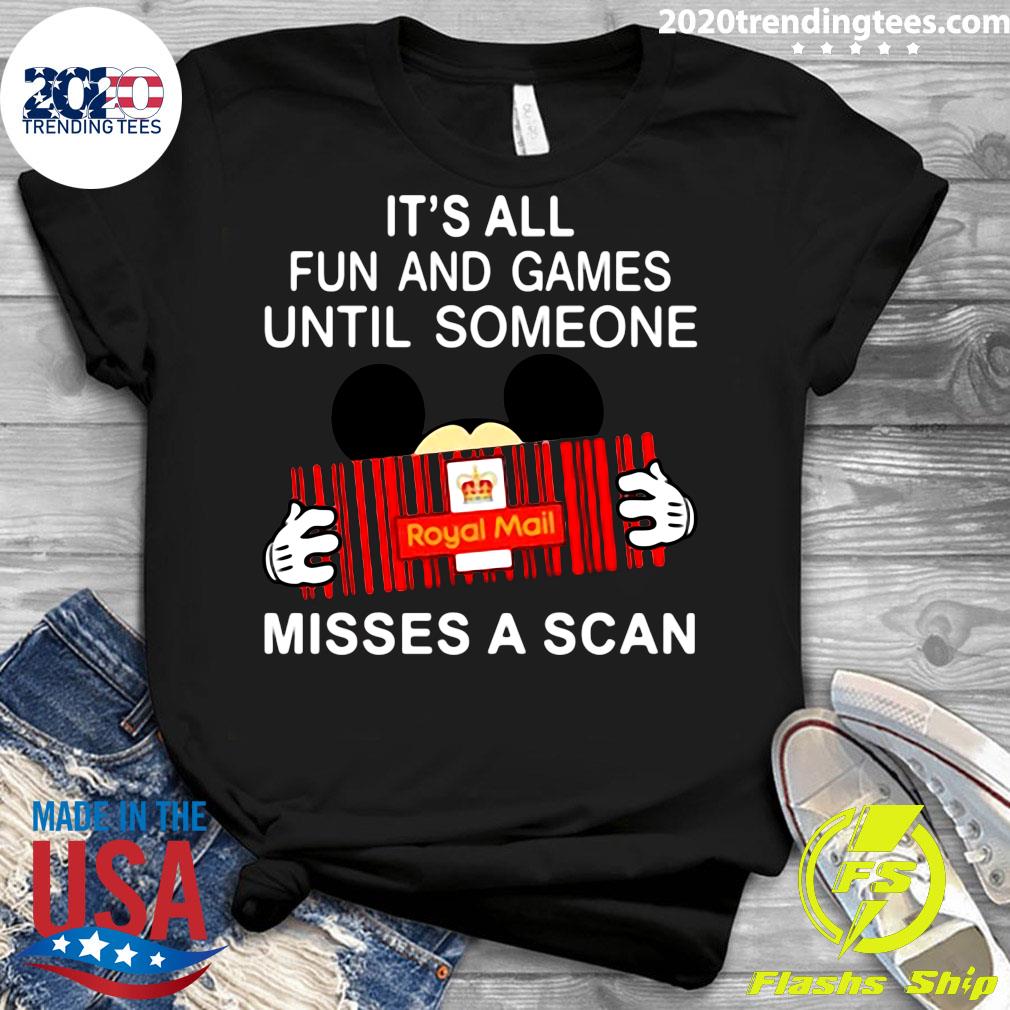 Mickey Mouse It's All Fun And Games Until Someone - Adult & Kids T-Shirts, Sweatshirts & Hoodies apparel design preview 3