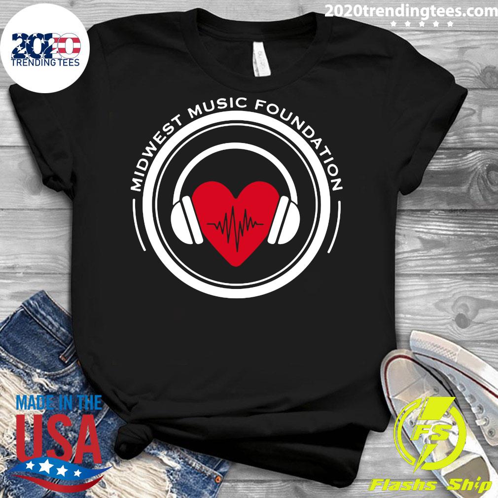Midwest Music Foundation Heart - Adult & Kids T-Shirts, Sweatshirts & Hoodies apparel design preview 3