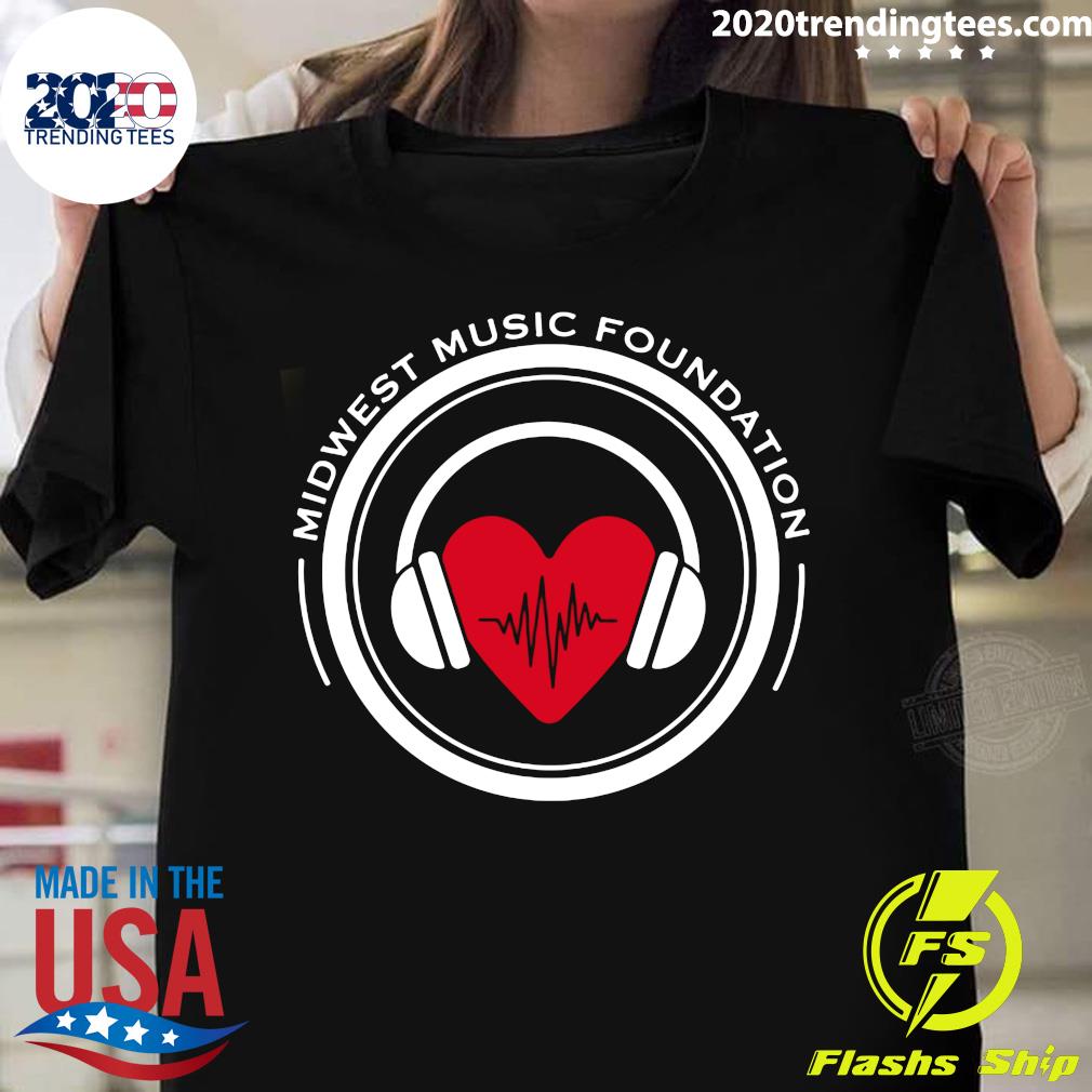 Midwest Music Foundation Heart - Adult & Kids T-Shirts, Sweatshirts & Hoodies apparel design preview 1