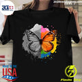Milkweed Monarch Butterfly Bipolar Disorder Support - Adult & Kids T-Shirts, Sweatshirts & Hoodies apparel design preview 1