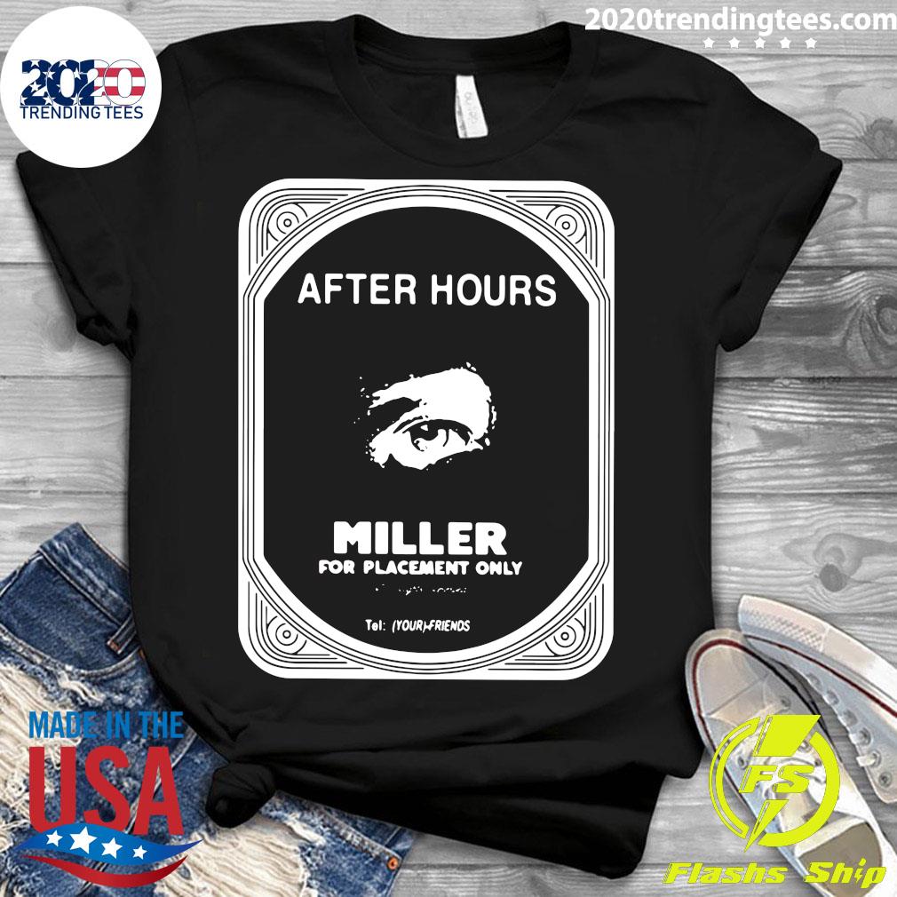 Miller Fpo After Hours For Placement Only - Adult & Kids T-Shirts, Sweatshirts & Hoodies apparel design preview 3