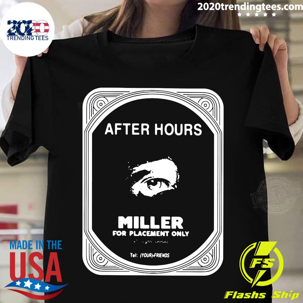 Miller Fpo After Hours For Placement Only - Adult & Kids T-Shirts, Sweatshirts & Hoodies apparel design preview 1
