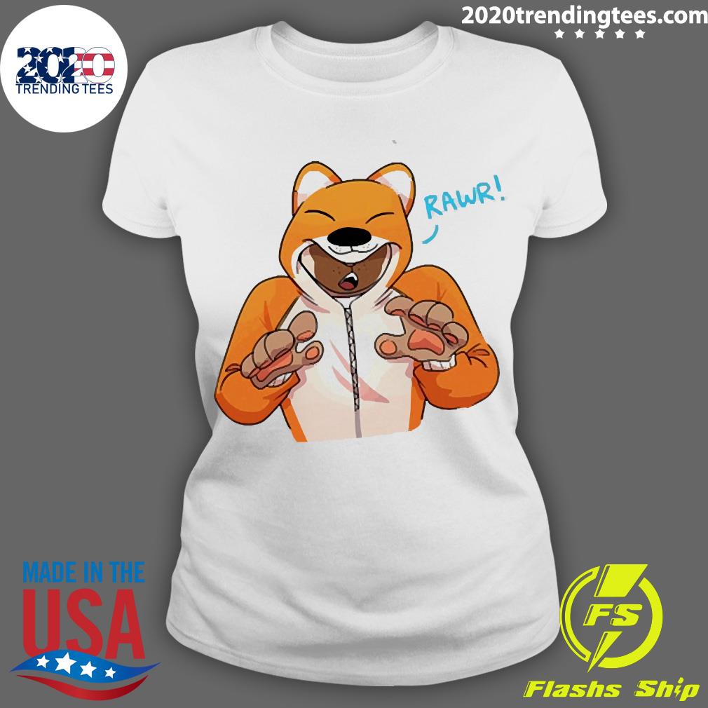 Monster Zack Rawr Fox - Adult & Kids T-Shirts, Sweatshirts & Hoodies apparel design preview 3