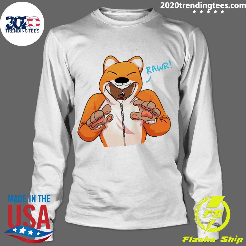 Monster Zack Rawr Fox - Adult & Kids T-Shirts, Sweatshirts & Hoodies apparel design preview 4
