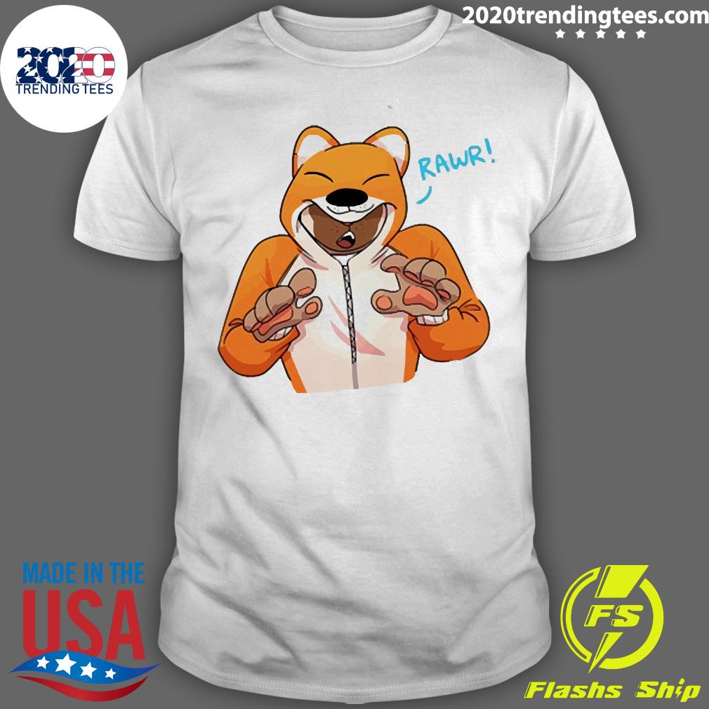 Monster Zack Rawr Fox - Adult & Kids T-Shirts, Sweatshirts & Hoodies apparel design preview 1