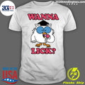 Mr Owl Wanna Lick Tootsie Pop - Adult & Kids T-Shirts, Sweatshirts & Hoodies apparel design preview 1
