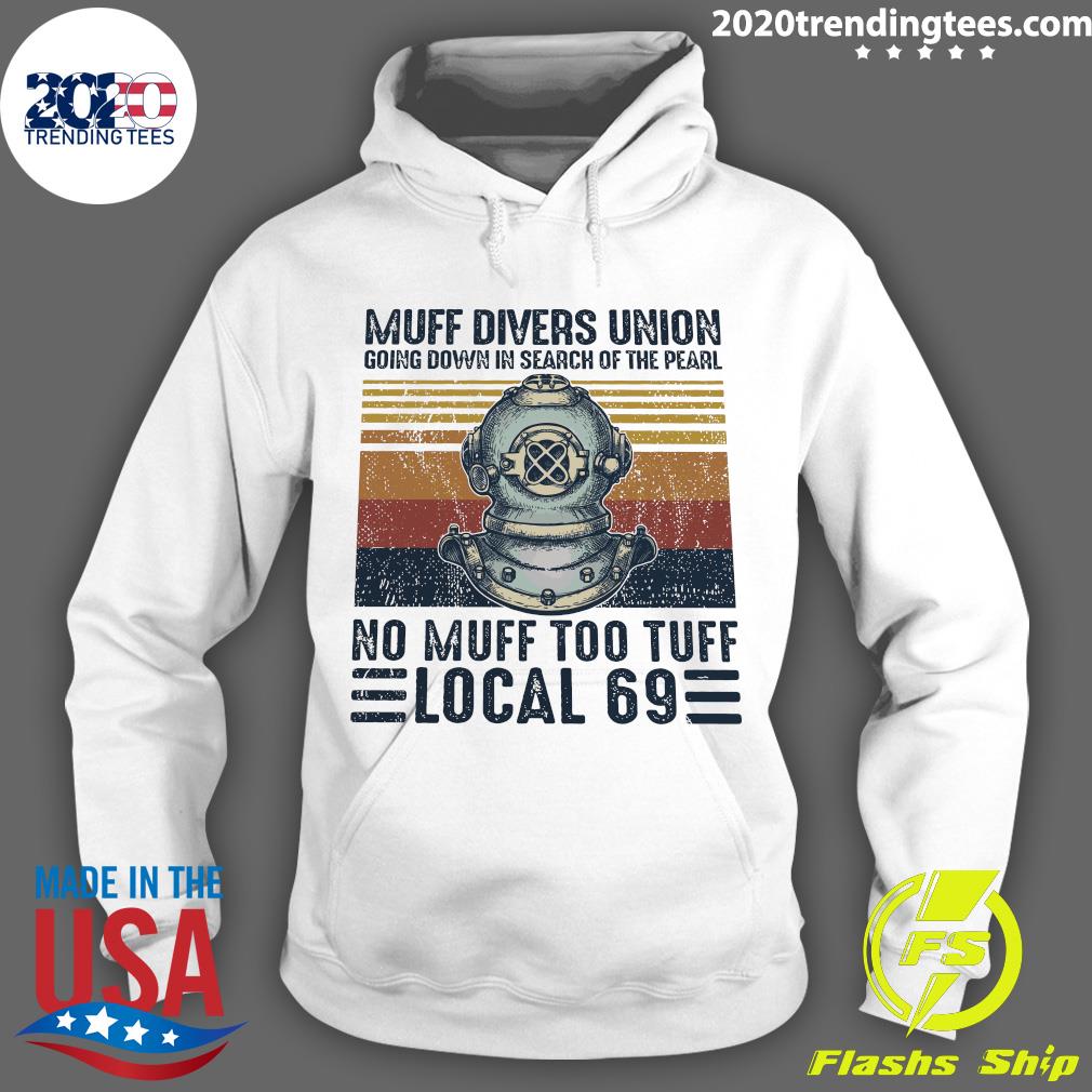 Muff Divers Union Going Down in Search - Adult & Kids T-Shirts, Sweatshirts & Hoodies apparel design preview 2