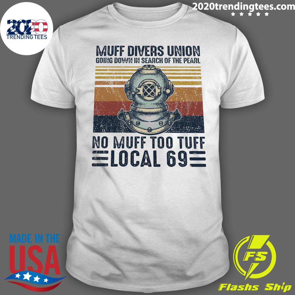 Muff Divers Union Going Down in Search - Adult & Kids T-Shirts, Sweatshirts & Hoodies apparel design preview 1