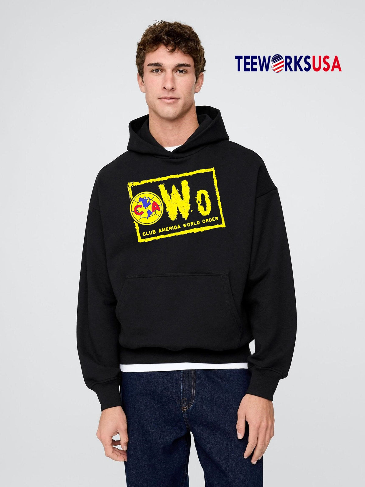 NWo Club America World Order - Adult & Kids T-Shirts, Sweatshirts & Hoodies apparel design preview 2
