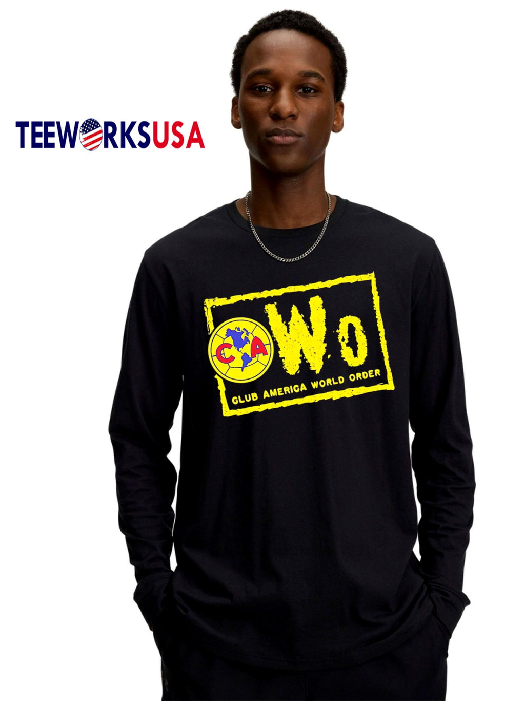 NWo Club America World Order - Adult & Kids T-Shirts, Sweatshirts & Hoodies apparel design preview 4