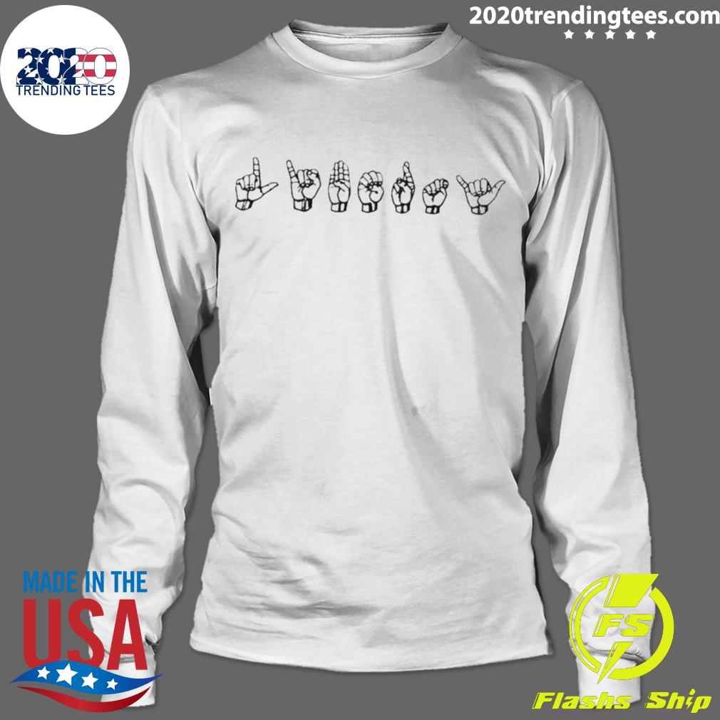 Name Hand Sign Language Asl Gift Liberty - Adult & Kids T-Shirts, Sweatshirts & Hoodies apparel design preview 4