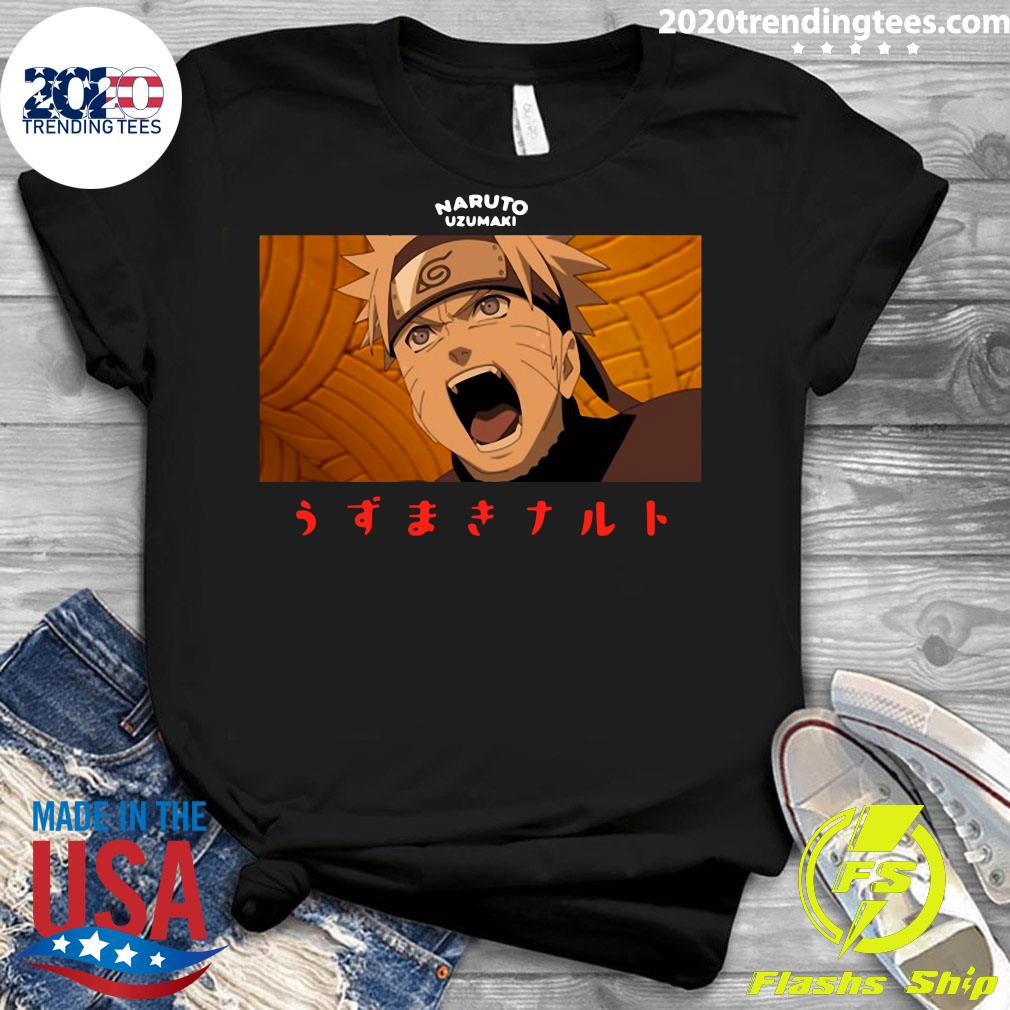 Naruto Shippuden Yelling Image Anime Manga - Adult & Kids T-Shirts, Sweatshirts & Hoodies apparel design preview 3