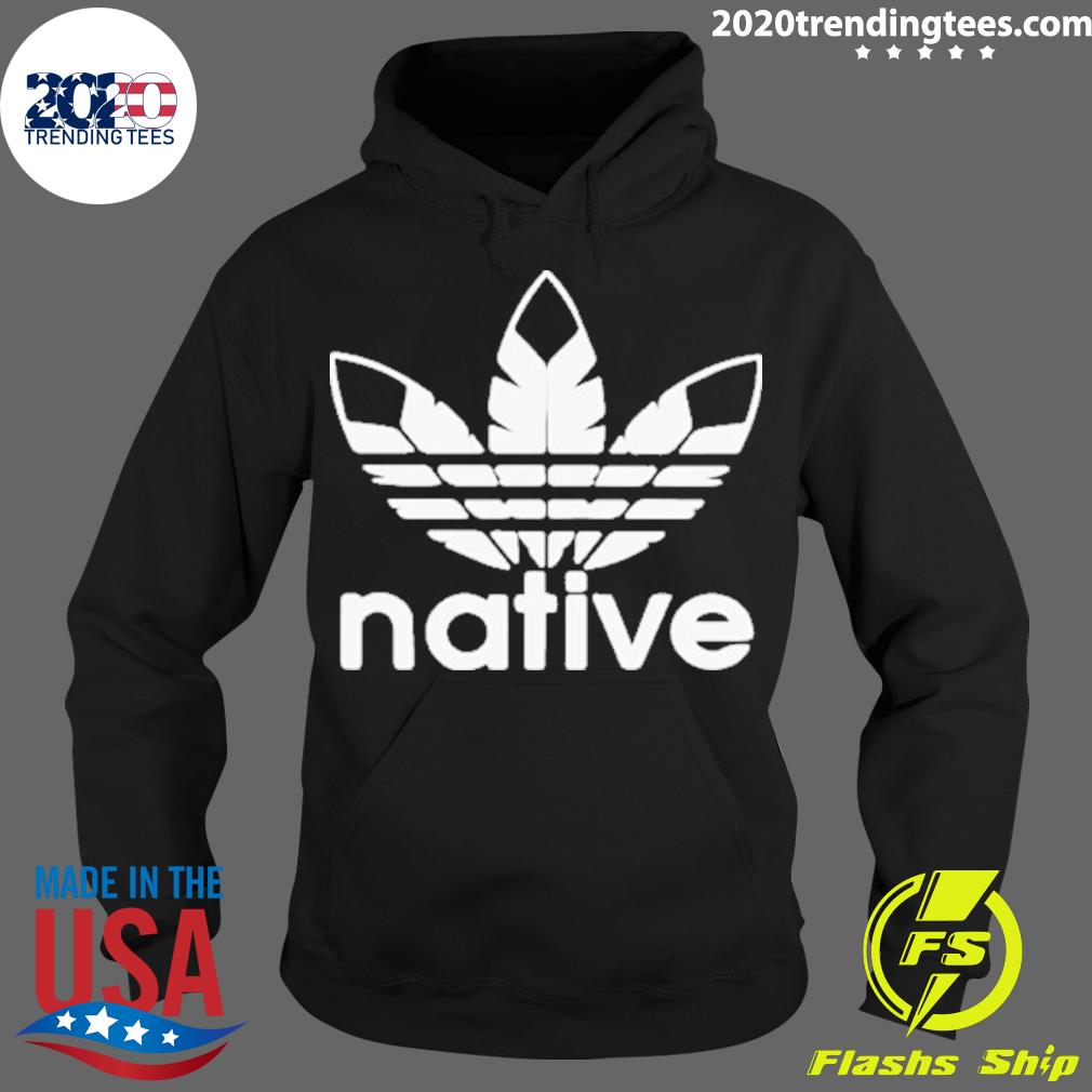 Native American Adidas Feather Logo - Adult & Kids T-Shirts, Sweatshirts & Hoodies apparel design preview 2