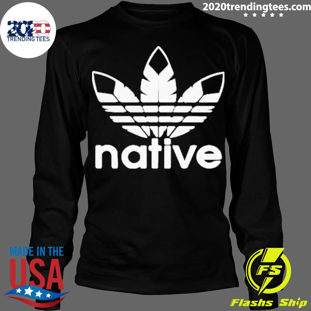 Native American Adidas Feather Logo - Adult & Kids T-Shirts, Sweatshirts & Hoodies apparel design preview 4